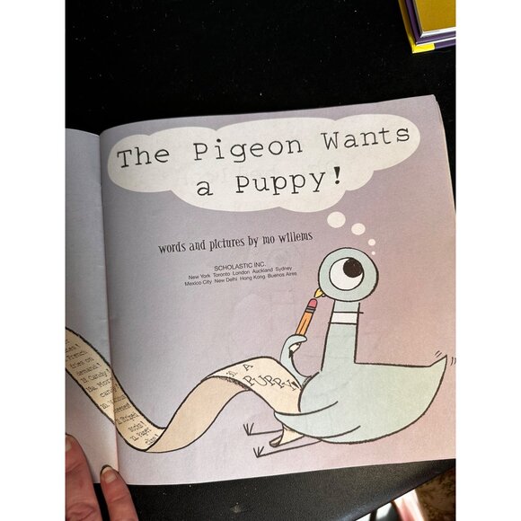 Lot of 3 Mo Willems Books Pigeon wants a Puppy Elephant and Piggie I Lost My Too - Picture 9 of 14